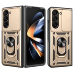 Samsung Galaxy Z Fold6 5G skal med stativ - Guld