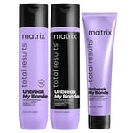 Lot Pour Cheveux Blonds MATRIX Unbreak My blonde shampoo + Baume + Treatment