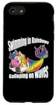 iPhone SE (2020) / 7 / 8 Swimming in Rainbows Galloping on Waves Mystic Hybrid Case