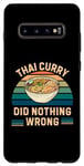 Coque pour Galaxy S10+ Curry thaïlandais rétro n'a rien de mal vintage thaïlandais amateur de curry