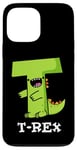 Coque pour iPhone 13 Pro Max Jeu de mots alphabet amusant T-Rex