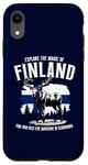 iPhone XR Finland's Beauty Adventure Nature Outfit Moose Scandinavian Case