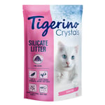 Ekonomipack: 6 x 5 l Tigerino Crystals kattsand Fun - rosa