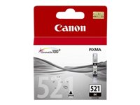 Canon cli-521bk ink black 9ml ip3600 ip4600 mp540 mp620 mp630 mp980