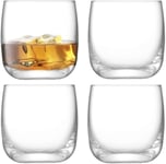 LSA International Borough Tumbler 300 Ml Clear | Set of 4 | Dishwasher Safe | BG