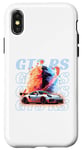 Coque pour iPhone X/XS GT3 RS Texte voiture Astro Space JDM graphique japonais