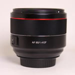 samyang Used Samyang XP 85mm f/1.2 Canon Fit Lens