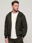 Superdry Surplus Nylon Hooded Bomber Jacket, Olive