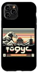 Coque pour iPhone 11 Pro Neo Nippon à Tokyo Japon streetwear rétro vibes esthétique