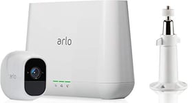 Arlo Pro2 Smart Home Security Cameras | Alarm | Rechargeable | Night Vision | Indoor/Outdoor | 1080p | 2-Way Audio | Free Cloud Storage Included | 1 Camera Kit | VMS4130P