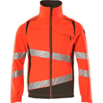 JAKKE,5XL,HI-VIS RØD/MØRK ANTR