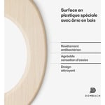 Blumfeldt - Dombach Abattant wc avec Frein de Chute Siège de Toilette Cuvette Toilette en Bois Antibactérienne Abattant wc Bois Forme Ovale