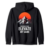 Mountain Peaks:Outdoor Adventures Breath of the Wild Nature Zip Hoodie