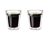 Bredemeijer LV01515 Double Paroi Café Set de 2 Verre Transparent 78 x 78 x 94 cm