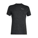 SALEWA Men Puez Dry M S/S T-Shirt - Black Out Melange, Size 58/4X-Large