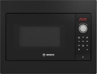 Bosch BFL523MB3F, Série 2, Micro-ondes, Encastrable, Noir