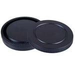 Caruba Body Cap + Rear Lens Cap for Fujifilm X