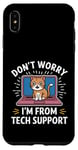 Coque pour iPhone XS Max Funny Tech Support Chat Humour Logiciel de cybersécurité pour ordinateur portable