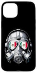 Coque pour iPhone 15 Plus Drapeau Mexicain Mexique Homme Masque à Gaz Graphique