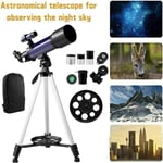 Telescope 400X70mm Astronomical Refractor Telescope W/ High Tripod for Kid Adult