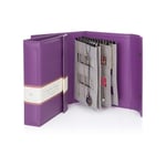 Travel Jewellery Box Purple Little Book Of Large Necklace Storage Organiser Case