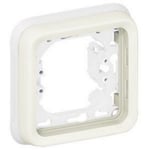 Legrand 069692 - Support Plaque - pour encastré Prog Plexo composable blanc - 1 poste