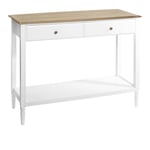 Atmosphera Créateur D'intérieur - Console Solen bois blanc L110cm