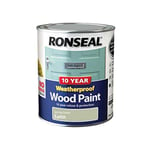 Ronseal 10 Year Weatherproof 2-in-1 Wood Paint Spring Green Satin 750ml