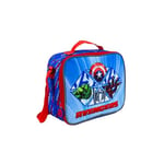 mybagstory - Sac Lunch pour enfant avengers bleu - Enfant - Ecole - Primaire - Maternelle -Garderie - Crèche - Lunch garçon - Taille 25 cm - Bretelles réglables - Idée Cadeau