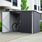 Abri à vélos - Métal - Anthracite - 2,05m²  