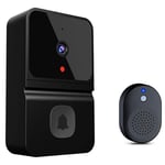  Video Door Bells  WiFi Video Doorbell with Camera Black Plastic Q2G21390