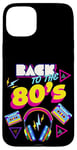 Coque pour iPhone 15 Plus Men's Women's Kids Retro I'm From 80's Graphic Design Outfit