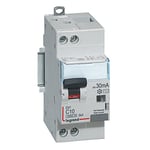 Disjoncteur différentiel U+N 230V~ - 10A typeAC 30mA - courbe C - 2 modules - vis/vis - DX³4500