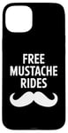 Coque pour iPhone 15 Plus Free Moustache Rides Moustache Face Sitting