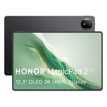 HONOR MagicPad2,12.3-inch AI Tablet, 10050mAh Large Battery,12+256GB Storage, 144Hz OLED 3K Eye Comfort Display, Android 14,Black