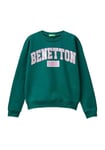 United Colors of Benetton Girls and Girl's Jersey G/C M/L 3J68C10L8 Hooded Sweatshirt, Green, 170 cm