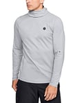 Under Armour Men Coldgear Rush Hoodie Long-Sleeve Shirt - Mod Gray//Black (011), Large