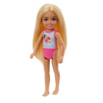 Mattel Barbie®: Club Chelsea Beach Doll with Flower Swimsuit (HTK25)