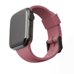 Apple Watch (42/44/SE/45/46/49mm) UAG [U] Aurora Silikon Rem - Dusty Rose