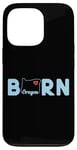 Coque pour iPhone 13 Pro Oregon Born with State of Oregon in the word Born