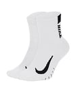 Nike Running Multiplier Socks - White/Black