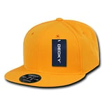 Decky Retro Fitted Caps Head Wear - Gold, Size 26