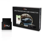 PAJ GPS OBD FINDER 4G 2.0 - Mini GPS Tracker for Cars, and Other Vehicles - Connection via OBD - UK & Worldwide Real Time Tracking, Safe Area, Route Memory System and Alarms