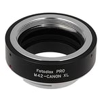 Fotodiox Pro Lens Mount Adapter, M42 (42mm x1 thread Screw mount) lens to Canon XL Mount Video Camera. XL-1, XL-1s, XL-2, XL-H1 HDV camcorder