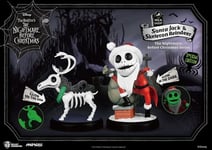 Nightmare Before Christmas Mini Egg Attack -figuuri, 2-pakkaus Joulupukki ja luuranko Poro 8 cm