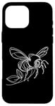 Coque pour iPhone 16 Pro Max Line Art Entomologistes Bumblebee