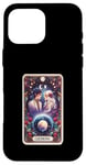 Coque pour iPhone 16 Pro Max Gemini Tarot Carte astrologique Zodiaque Astrologie Signe astrologique