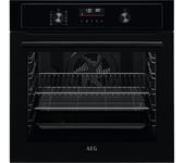 AEG BPX535A61B Electric Pyrolytic Oven - Black, Black