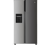 HOOVER HOSR-5918EIXK-1 American-Style Fridge Freezer - Inox, Silver/Grey