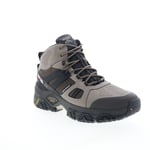 Skechers Terrabite Trekker 237499 Mens Gray Leather Lace Up Hiking Boots